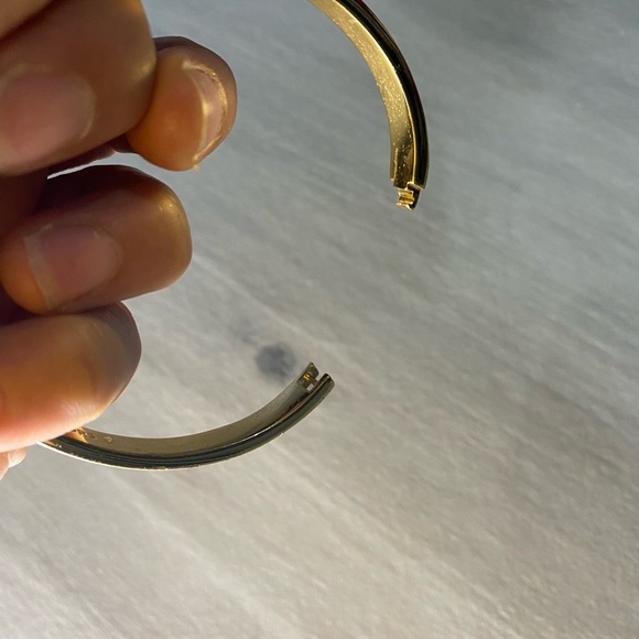 Michael Kors Black and Gold Logo Bangle - Picture 4 of 7